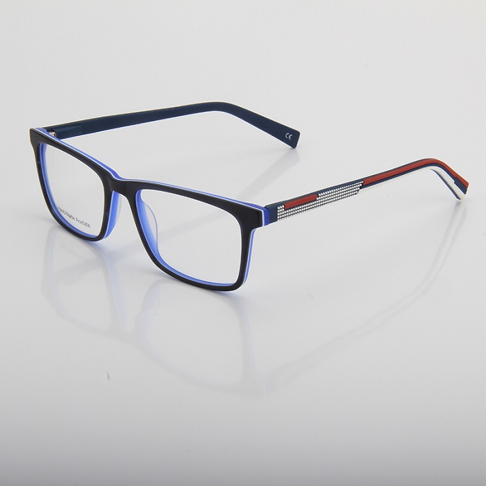 Unisex Eyeglasses With Rubber Temple