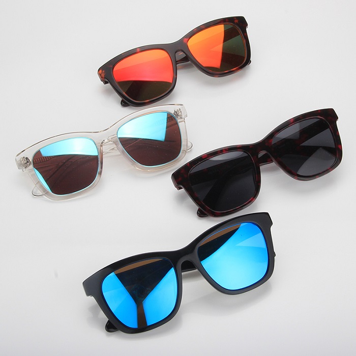 Women Trend Flat Polarized Acetate Sunglasses