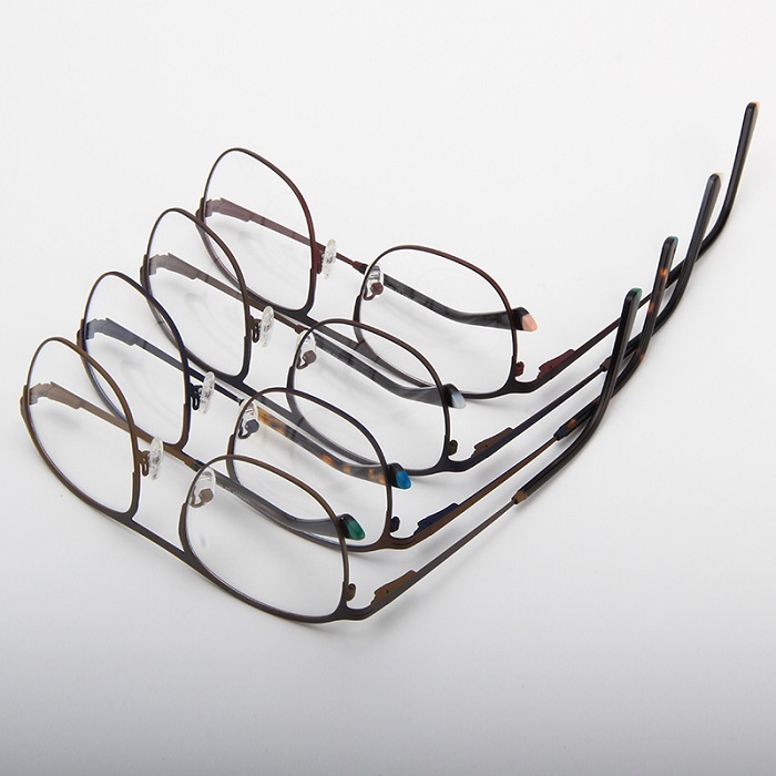 Fancy Design Metal Men Optical Frame Without Bridge