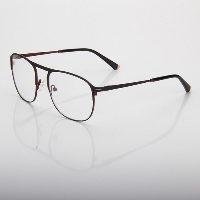 Fancy Design Metal Men Optical Frame Without Bridge