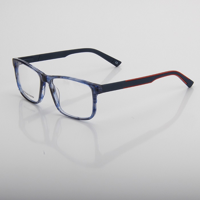 Unisex Fashion Eyeglasses With Rubber Temple