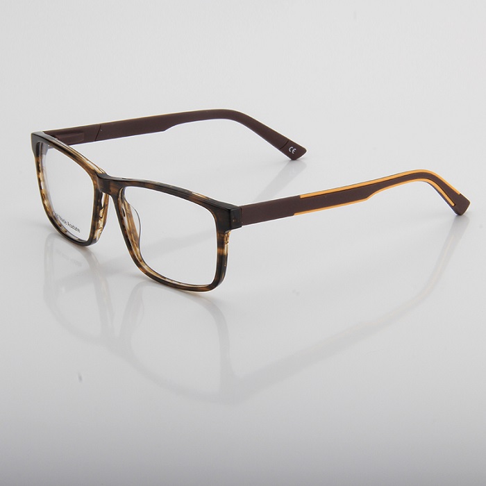 Unisex Fashion Eyeglasses With Rubber Temple