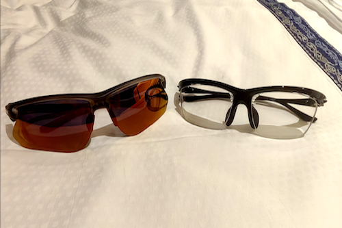 Why do you wear sports sunglasses when doing outdoor sports?