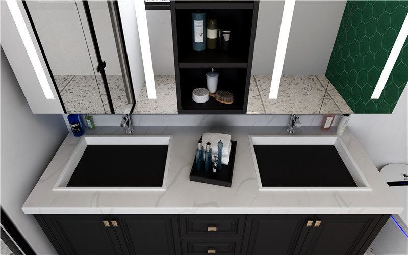 Sienna White Calacatta Quartz Surface Slab For Bathroom Factory