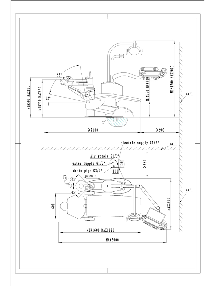 complete dental chair