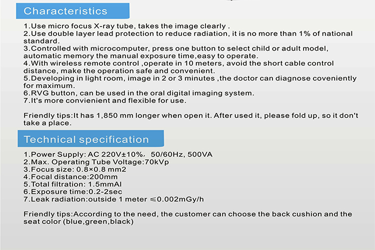 dental x ray equipment