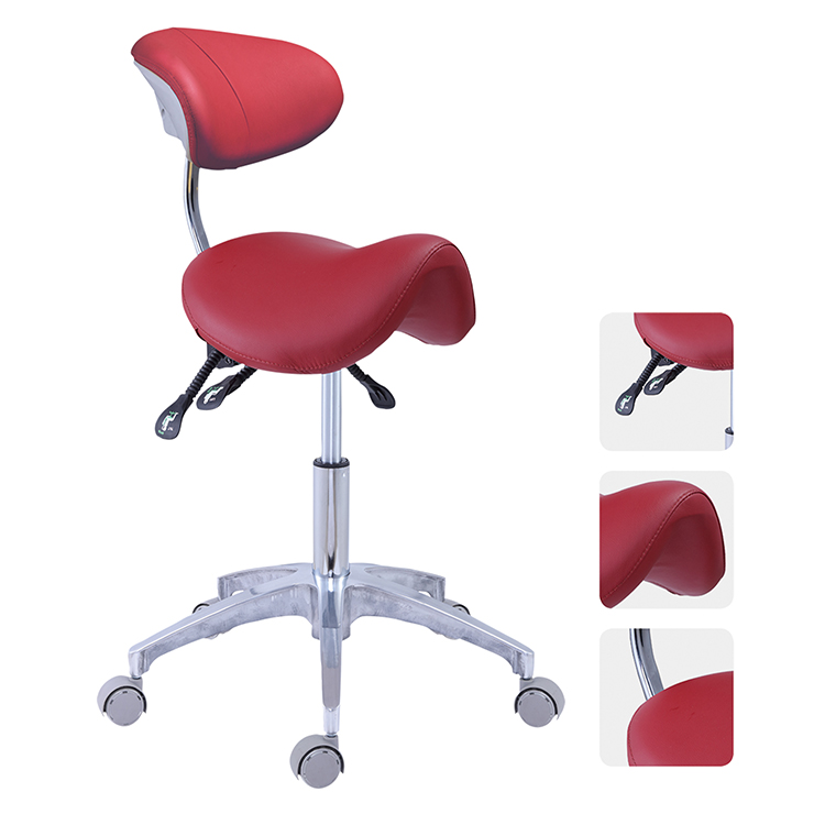 Ergonomic Dental Saddle Stool