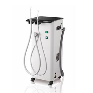 Utilisation silencieuse de la machine d'aspiration portable dans une clinique dentaire