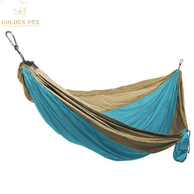 Outdoor Comfortable Easily Hanging Parachute Nylon Fabric Hammock