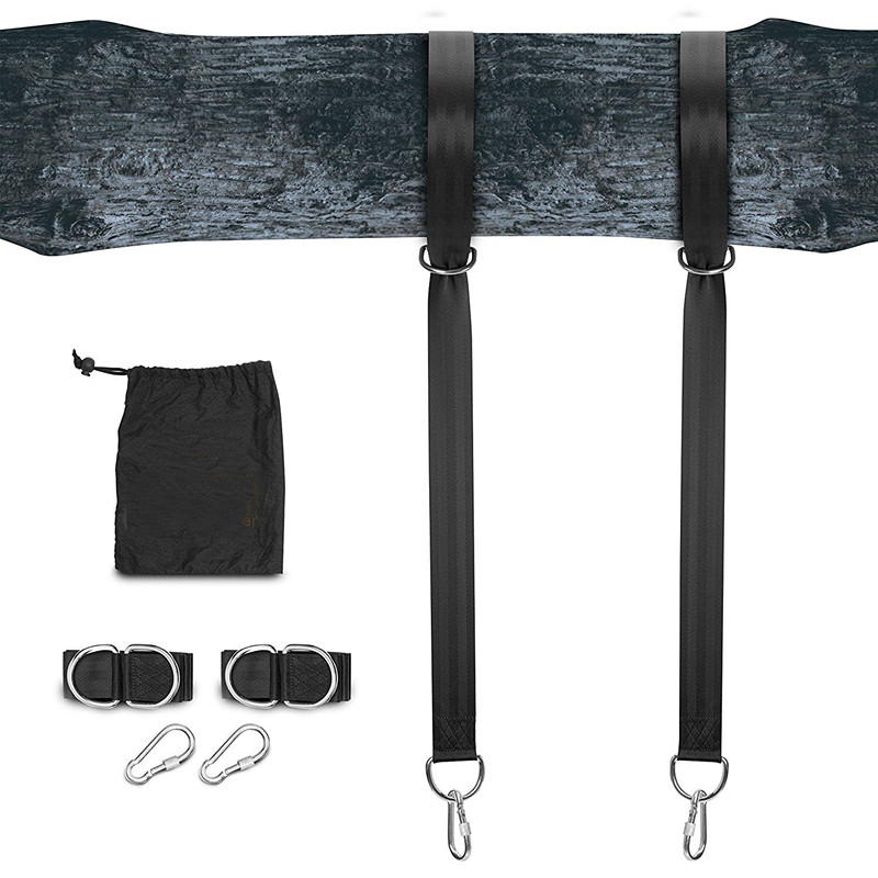 Two 10 ft Straps Holds 1000 lbs Two Carabiners Hooks Perfect swing straps