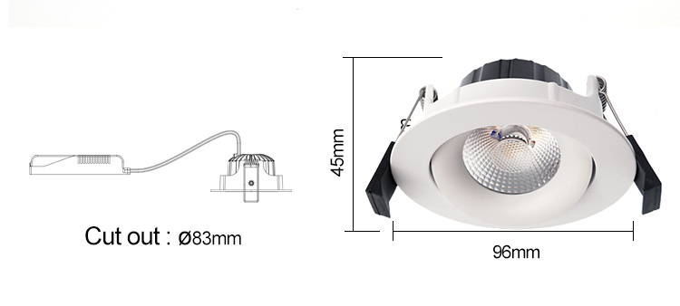 IP44 LED spotlight