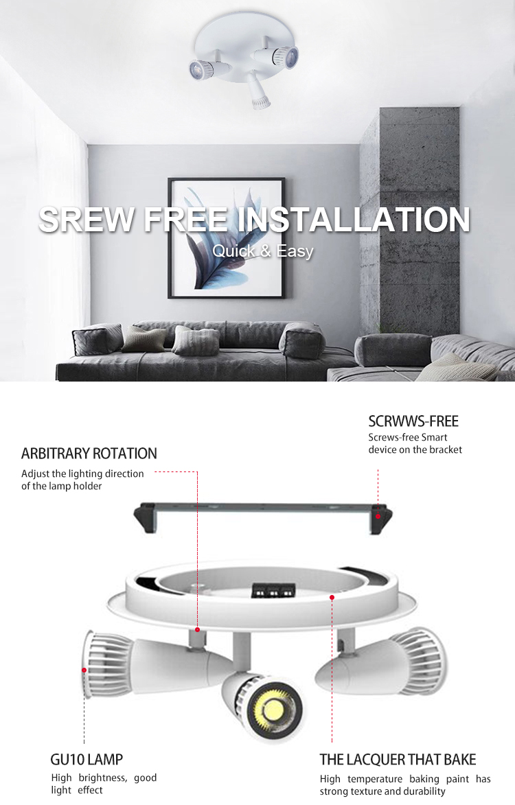 modern surface mounted LED downlight