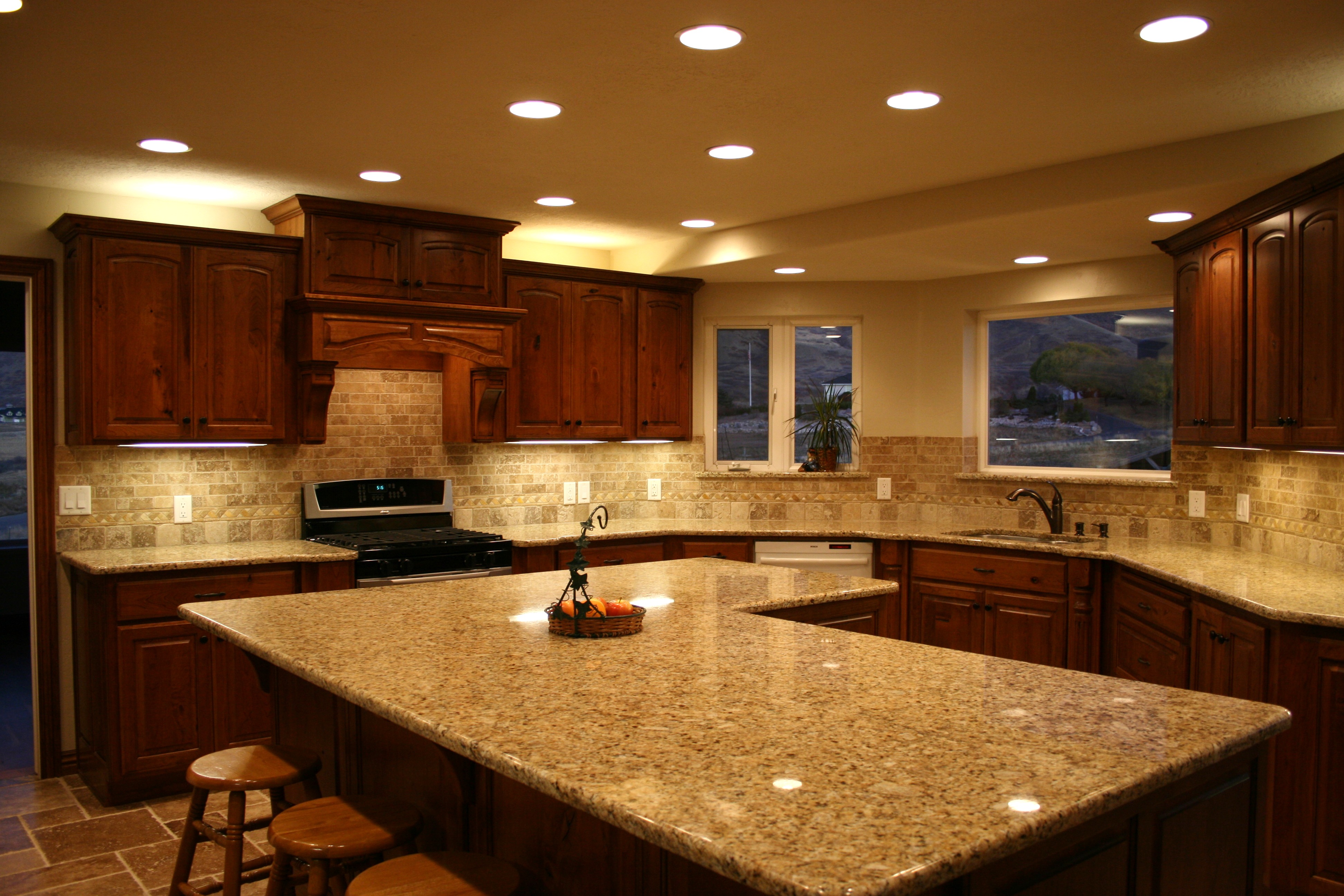 recessed LED under cabinet lighting