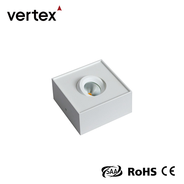 Quadratisches Downlight IP44 Aufbau-Downlight