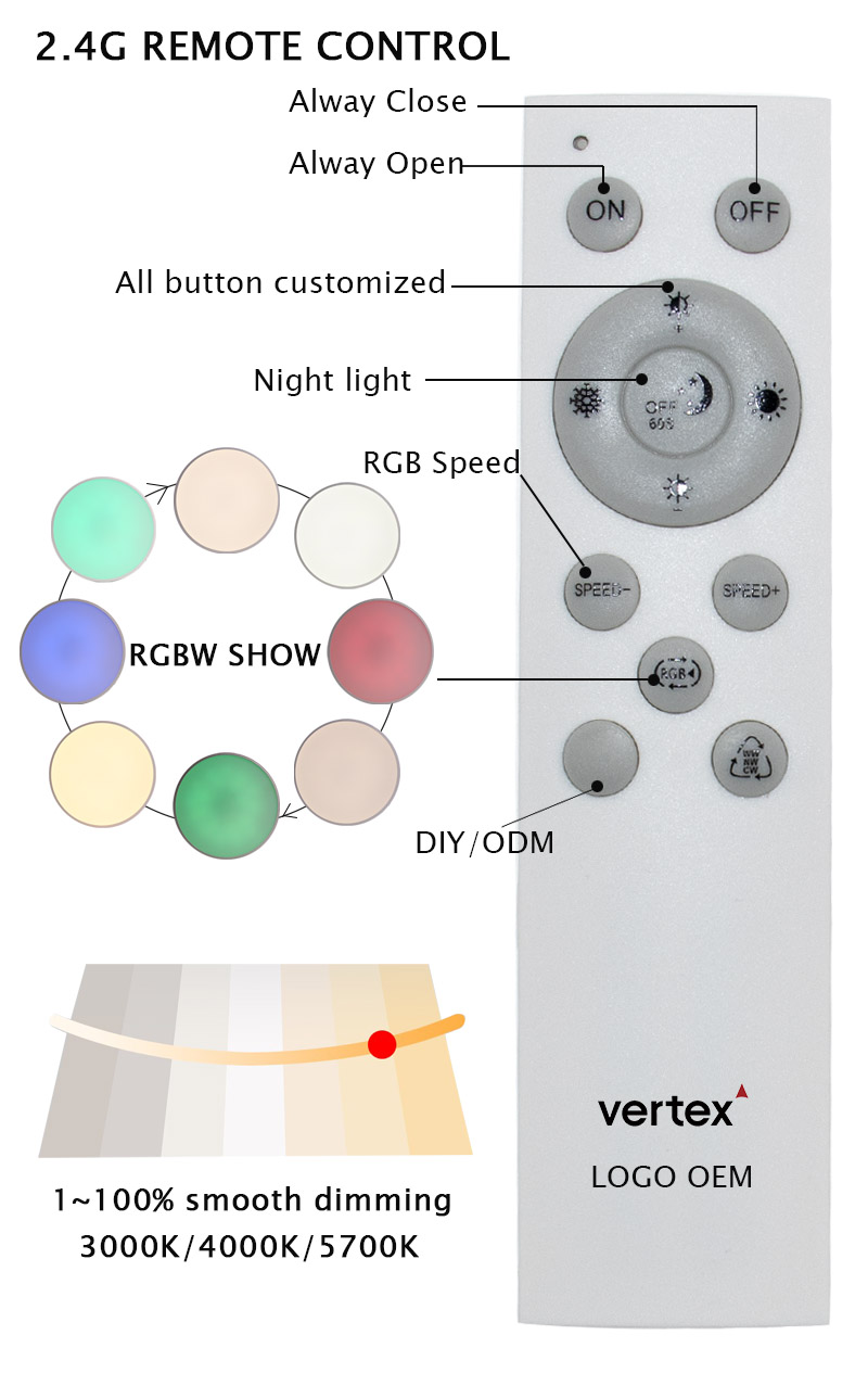 ceiling lamp remote