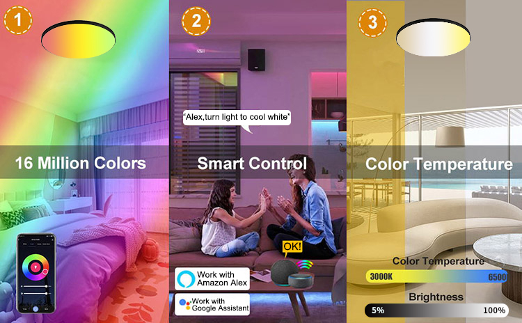 Comprar Slice RGB Smart Plafón Tuya Smart WiFi/ZigBee/Bluetooth, Slice RGB Smart Plafón Tuya Smart WiFi/ZigBee/Bluetooth Precios, Slice RGB Smart Plafón Tuya Smart WiFi/ZigBee/Bluetooth Marcas, Slice RGB Smart Plafón Tuya Smart WiFi/ZigBee/Bluetooth Fabricante, Slice RGB Smart Plafón Tuya Smart WiFi/ZigBee/Bluetooth Citas, Slice RGB Smart Plafón Tuya Smart WiFi/ZigBee/Bluetooth Empresa.