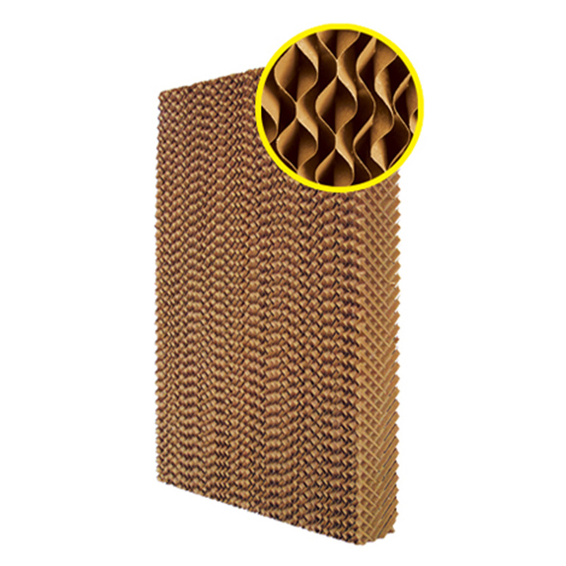 7090 Brown Water Cooling Curtain Paper Core