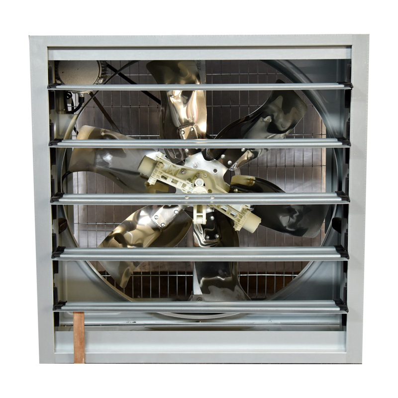 Exhaust Fan With Louvers