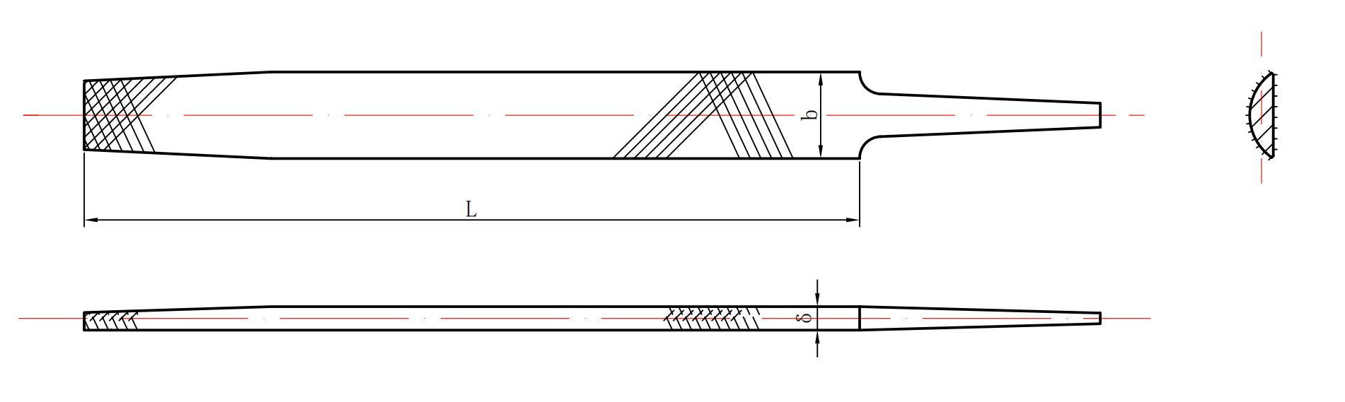 half round file