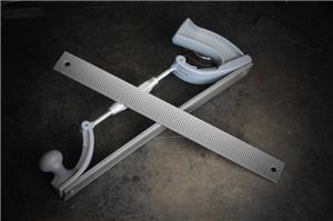 Double Hole Aluminum Plate File Holder