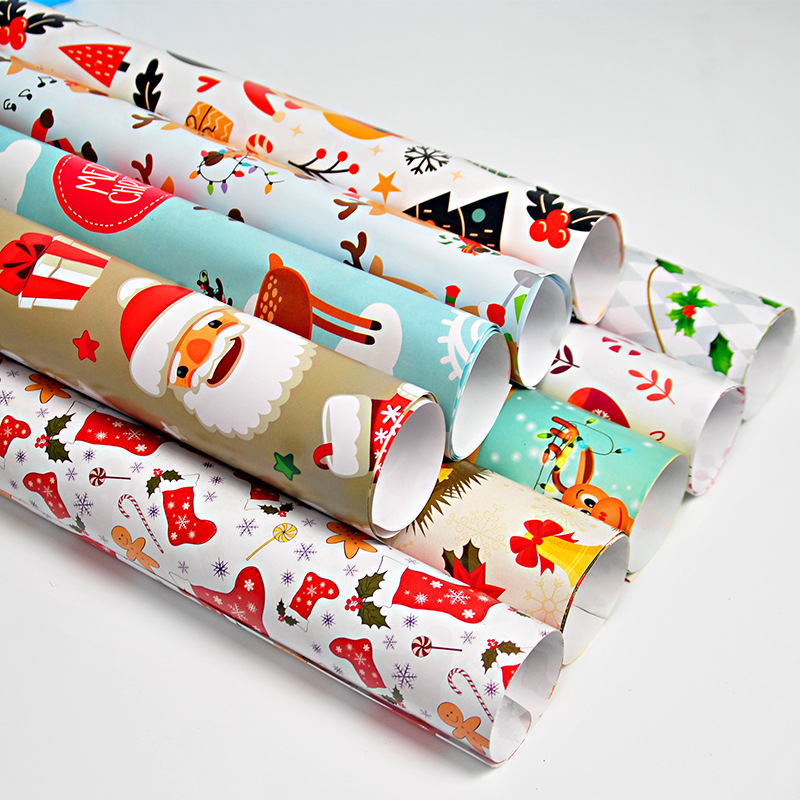 Персонализирайте хартия за опаковане на подаръци 50x70cm хартия Декорация за подаръци Персонализиране на хартия в Китай