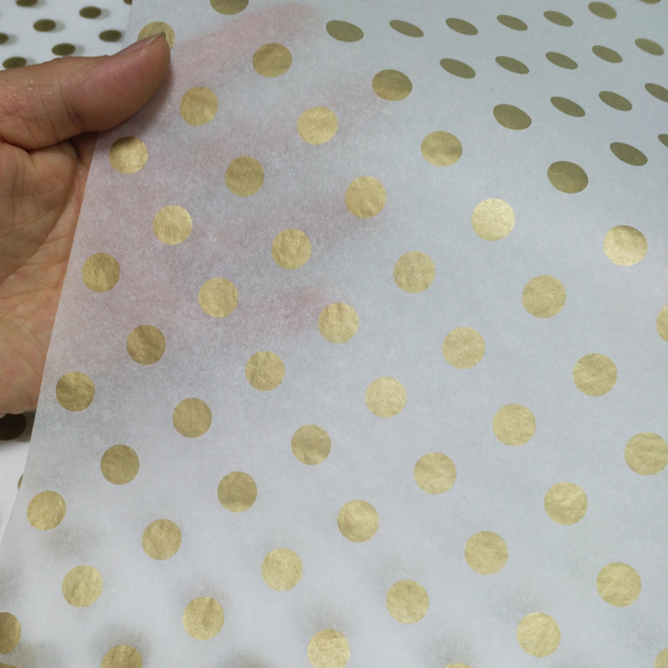 OEM & ODM printed colorful circle and hot stamping 17gsm tissue paper with dot pattern for decoration Manufacturers, OEM & ODM printed colorful circle and hot stamping 17gsm tissue paper with dot pattern for decoration Factory, Supply OEM & ODM printed colorful circle and hot stamping 17gsm tissue paper with dot pattern for decoration