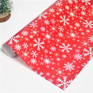 80gsm white paper Christmas design printed popular pattern Gift Wrapping Paper