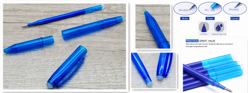 Erasable ink pen