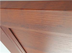 両面にメラミン紙を印刷して含浸させたMDF