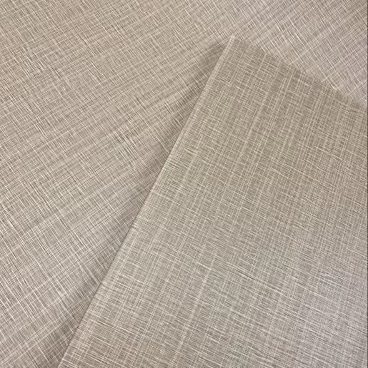 Linen effect design pvc decorative film