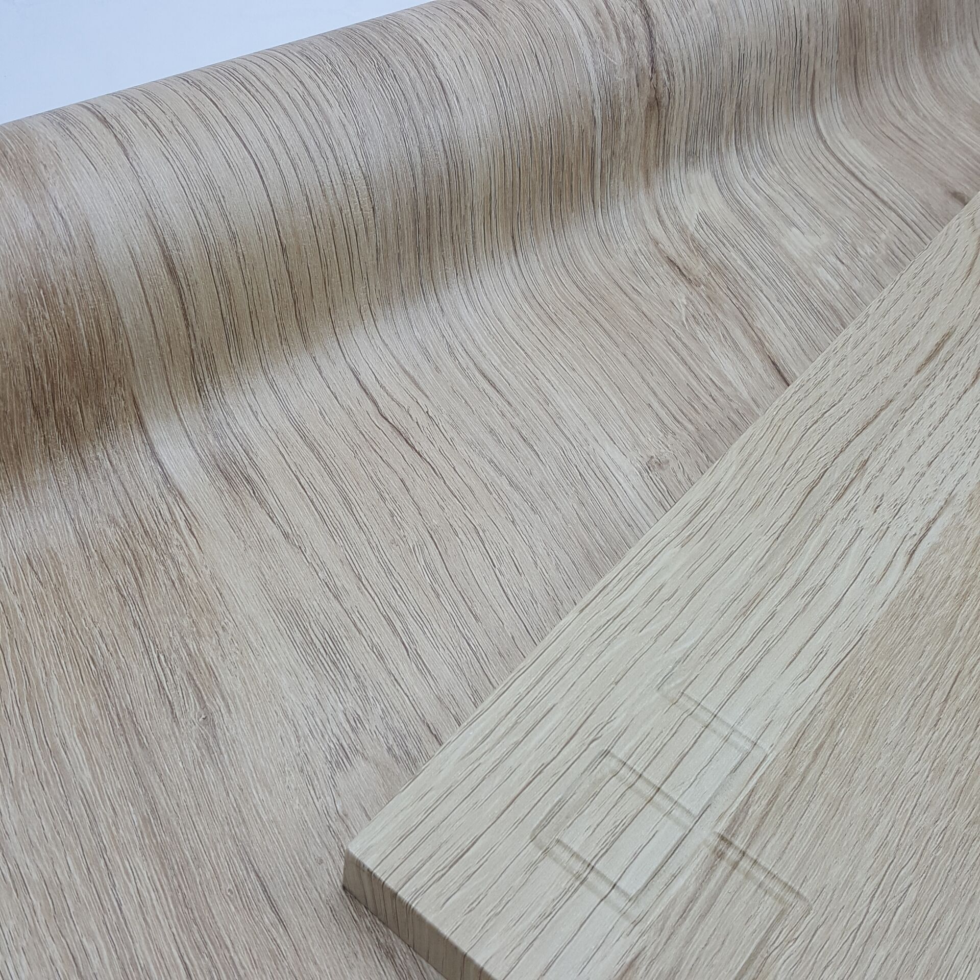 South American Oak Design PVC Decorative Film Water Proof Fire Proof For Furniture And Home Decortation