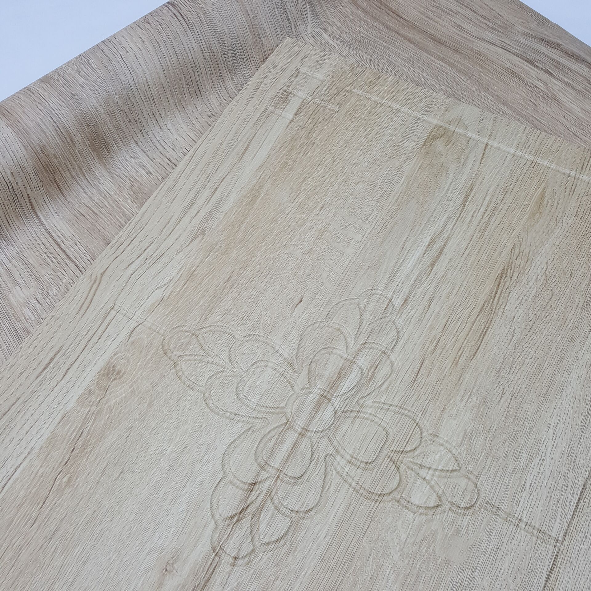 South American Oak Design PVC Decorative Film Water Proof Fire Proof For Furniture And Home Decortation