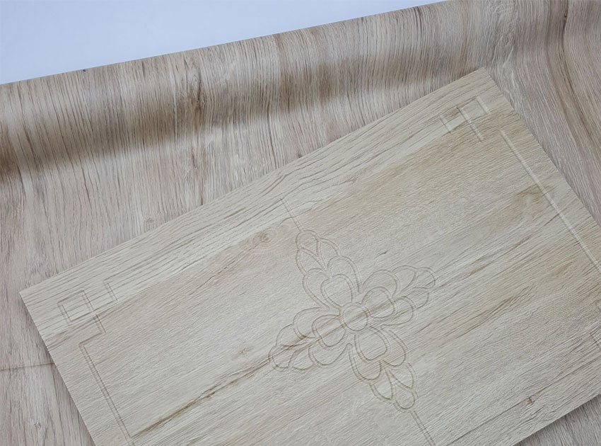 South American Oak Design PVC Decorative Film Water Proof Fire Proof For Furniture And Home Decortation