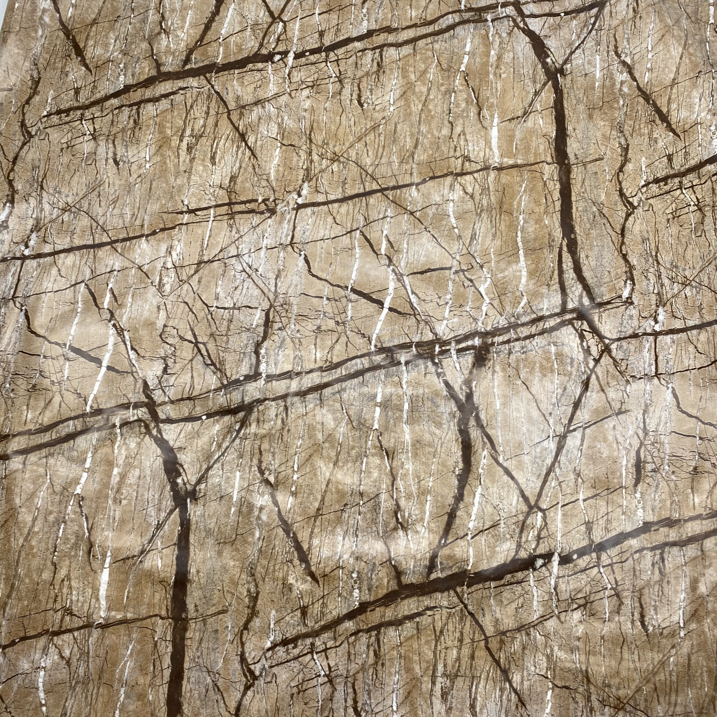 熱帯雨林の茶色の大理石のデザインのPVC装飾フィルム