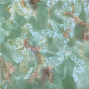 家具や壁の装飾のための緑のオニキス大理石のデザインのPVC装飾フィルム