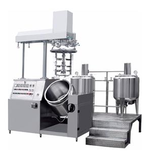 Cosmetic cream cream automatic vacuum emulsification tank