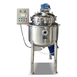 Engineering case of industrial high pressure chemical stainless steel stirred tank vacuum reactor
