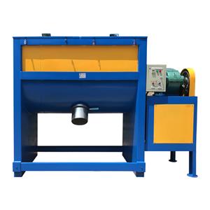 Horizontal ribbon mixer