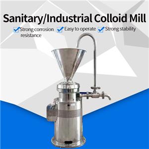 Colloid mill for grinding peanut butter and other sauces