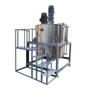 Automatic liquid mixing tank with cooling heating double jacket chemical mixing tank with agitator