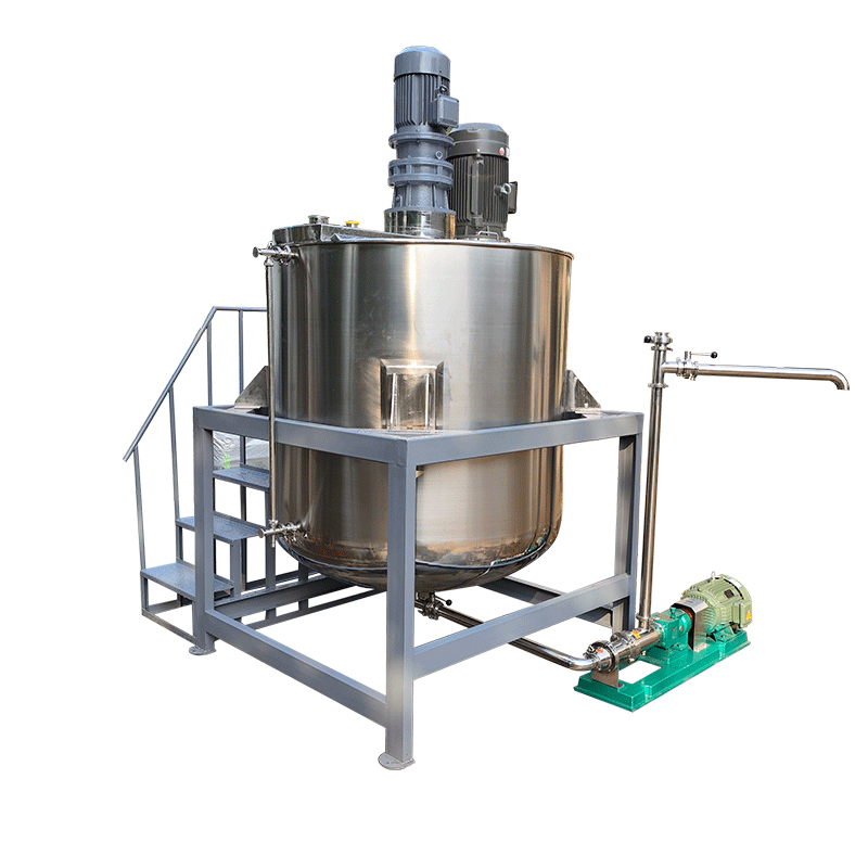 mixing tank with cooling jacket