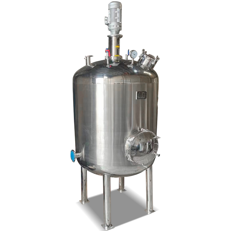 chemical stainless steel reactor milk mixing tank machine