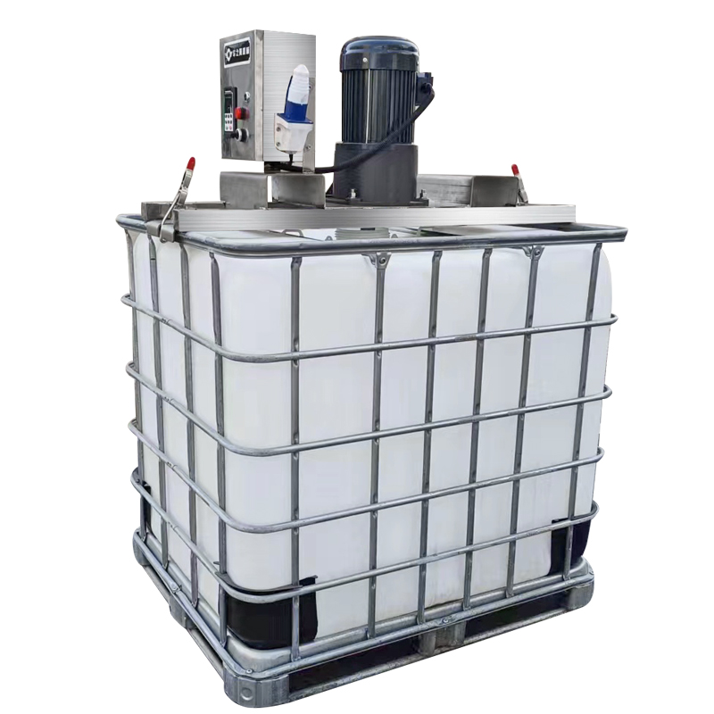 1000 Liter IBC containers mixer ibc tank electric mixer