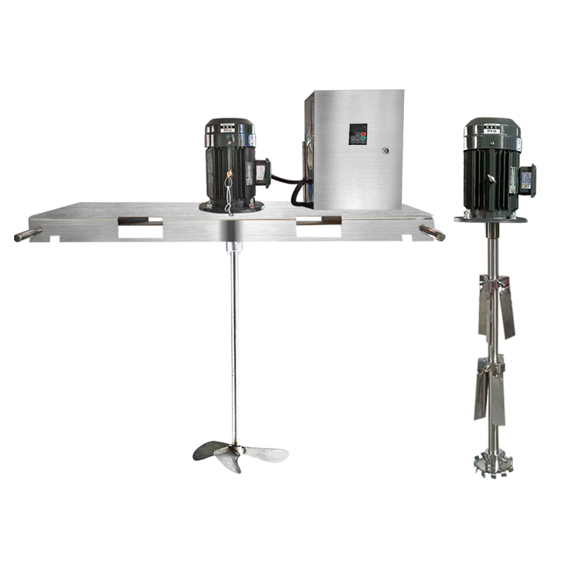 Industry telescopic high-speed agitator IBC barrel mixer liquid milk juice agitator