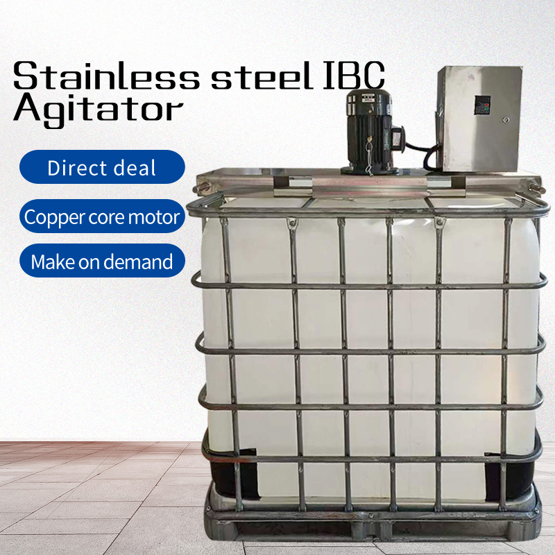 electric motor ibc tank mixer