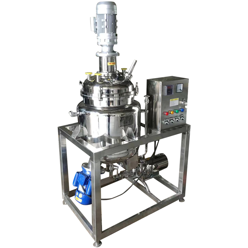 Homogeneous emulsification tank reactor for laboratory use
