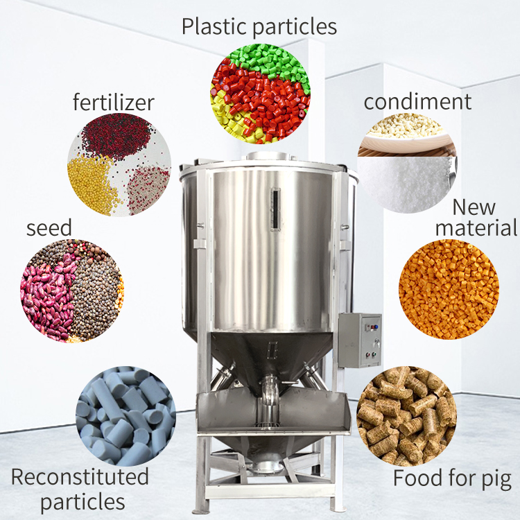 Stainless steel vertical mixer