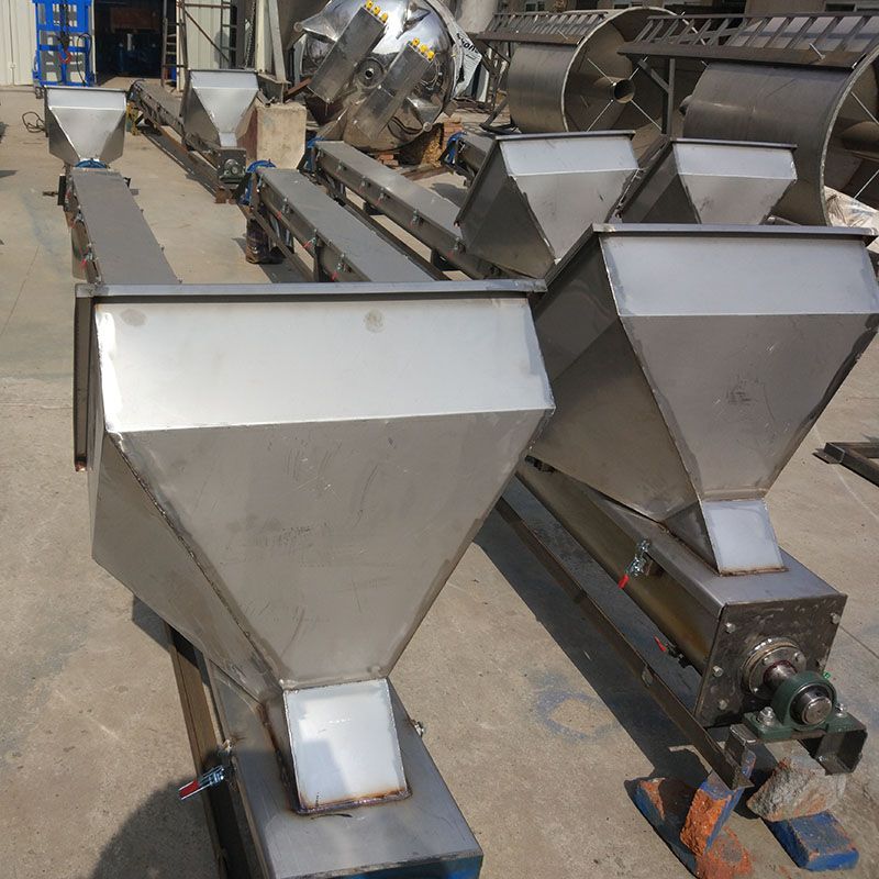Stainless steel U-shaped screw conveyor