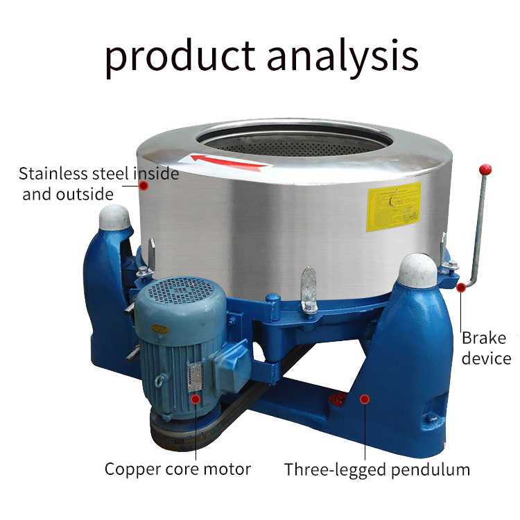 Stainless steel centrifugal dewatering machine