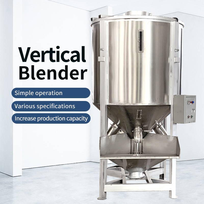 Vertical drying mixer